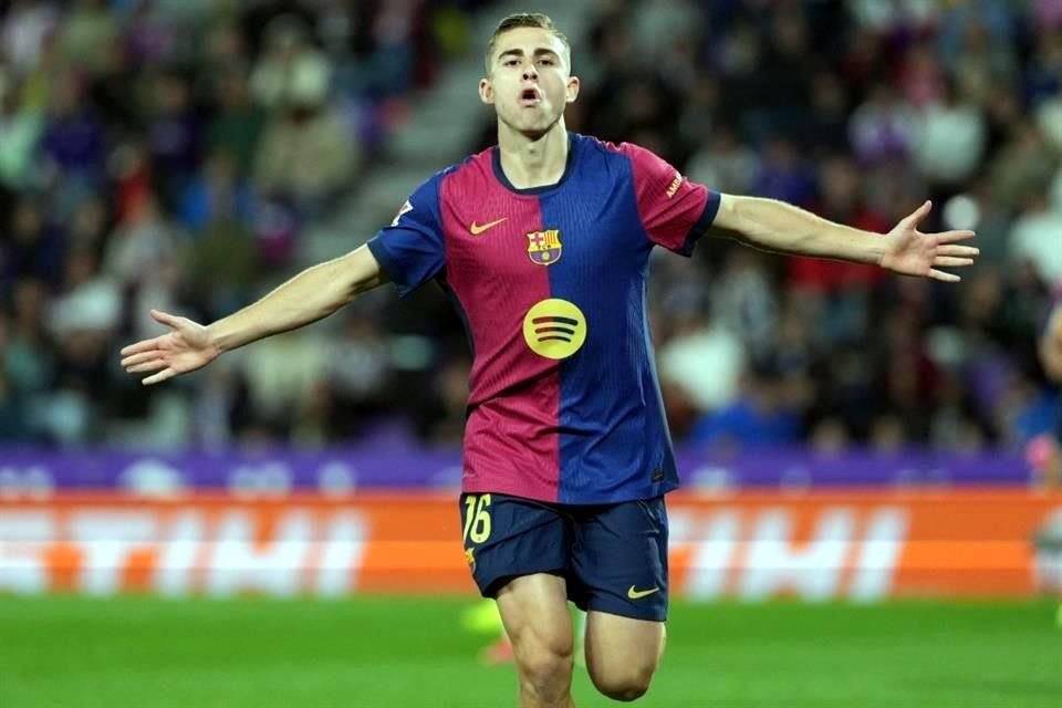 Fermín López marcó el gol de la victoria para el Barcelona en Valladolid, donde los blaugranas mantuvieron su ventaja de siete puntos en el liderato.
