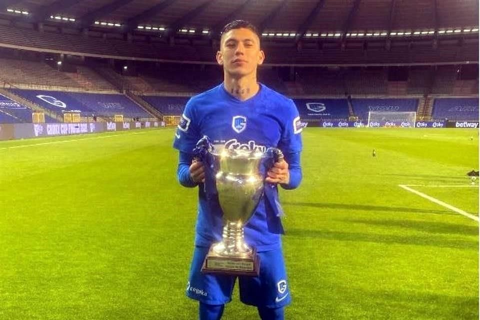 Gerardo Arteaga también forma parte de los campeones mexicanos de la Copa de Bélgica, ya que la ganó con el Genk en 2021.