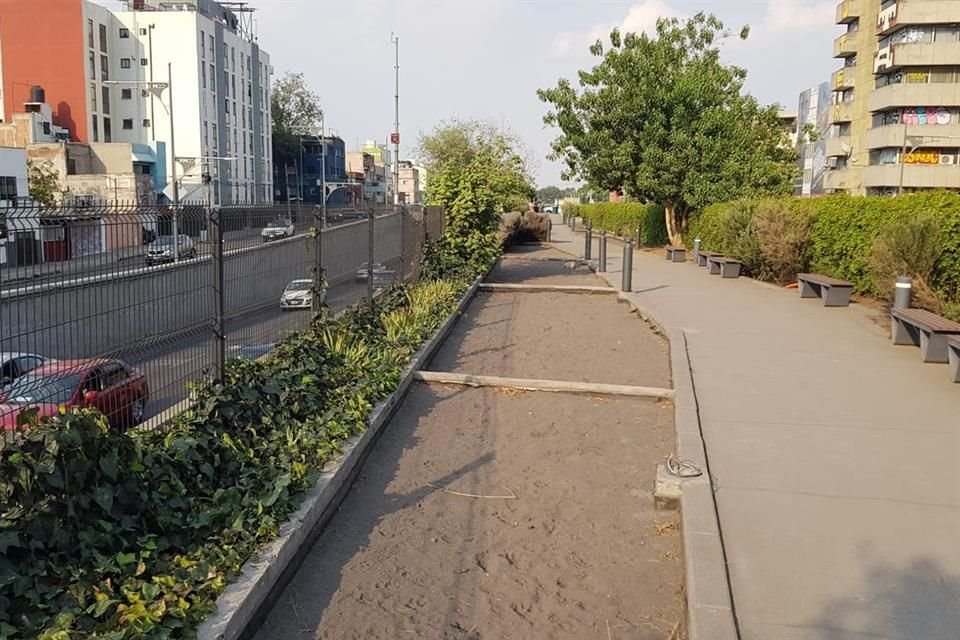 Vecinos de la Roma Sur buscaban ejercer 2.5 millones pesos del Participativo en el parque lineal, inaugurado en 2017. 