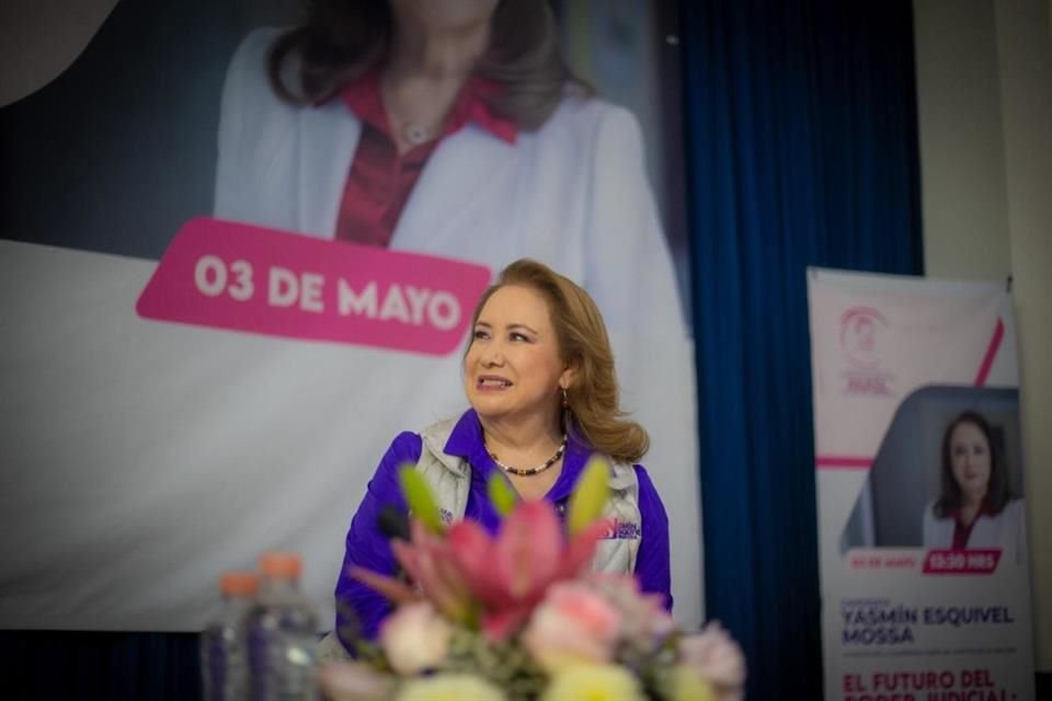 Comisión de Quejas del INE declaró improcedente una nueva queja contra la Ministra Yasmín Esquivel, por reunión con Sindicato del IMSS.