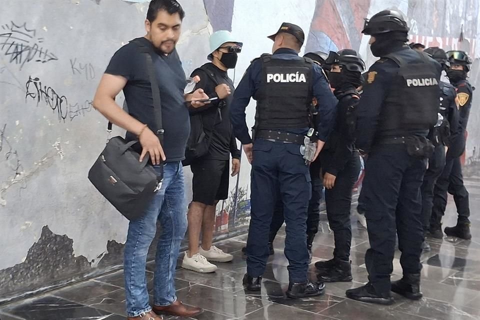 Los agentes se concentran en las estaciones céntricas.