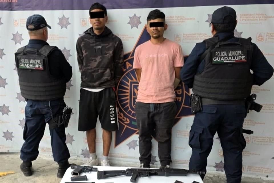 Los detenidos fueron identificados como Pedro, de 29 años y Heriberto, de 21.