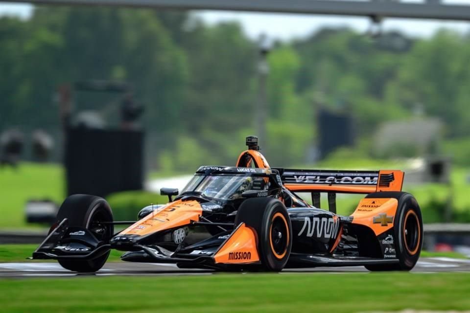 Pato O'Ward finalizó sexto en el GP de Alabama.