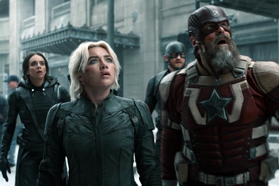 'Thunderbolts*' lidera la taquilla con 76 mdd y buenas críticas, pero no logra el impacto de los grandes éxitos pasados de Marvel.