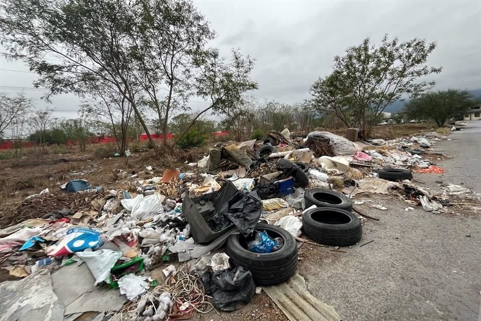 La incomodidad de los vecinos es por el tiradero clandestino que atrae moscas y genera malos olores.