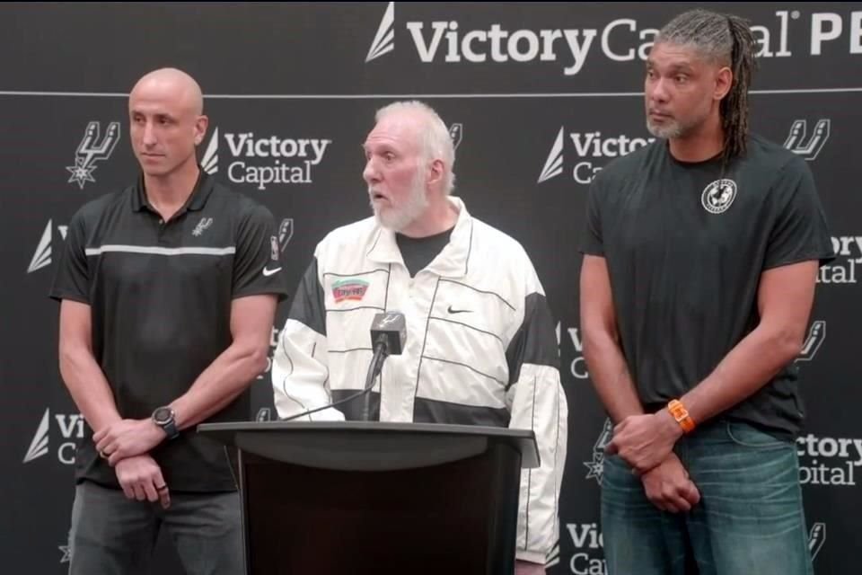 Gregg Popovich habló públicamente por primera vez desde que sufrió un derrame cerebral hace seis meses.