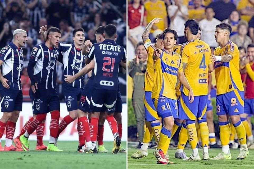 Rayados y Tigres ya conocen los horarios de sus enfrentamientos en los Cuartos de Final del Clausura 2025.