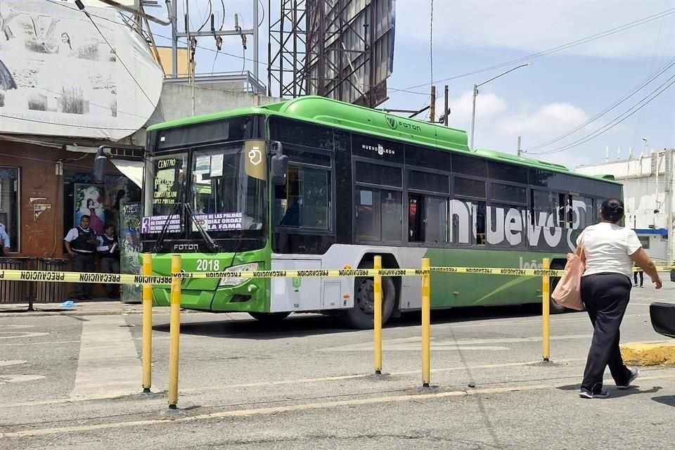 La agresión fue reportada cerca de las 12:25 horas frente al parabús ubicado en Juan Ignacio Ramón y la Avenida Cuauhtémoc.