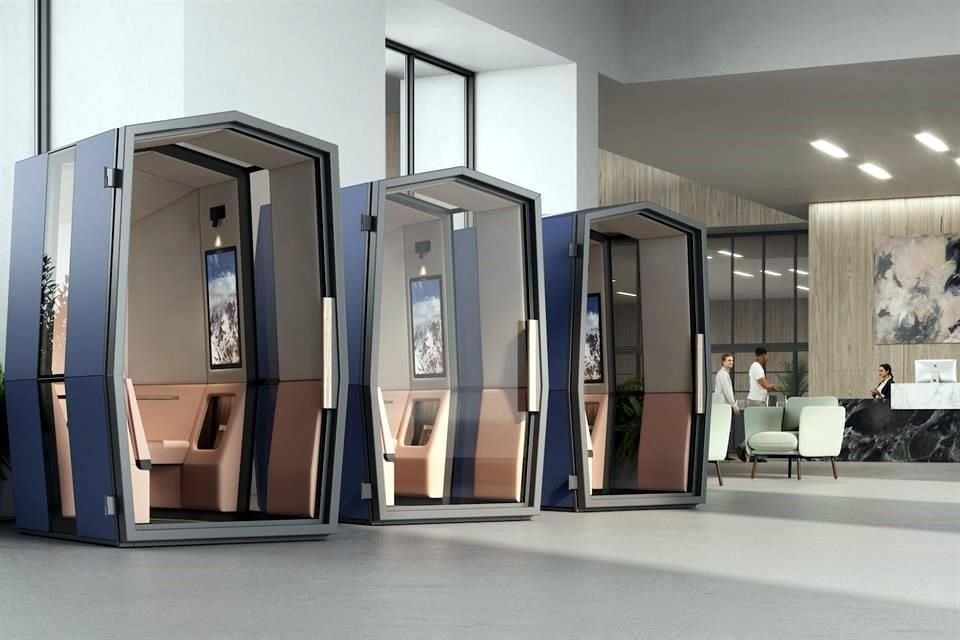 Su diseño ergonómico, sus materiales suaves y su paleta relajante crean un espacio para sentirse cómodo y en control.