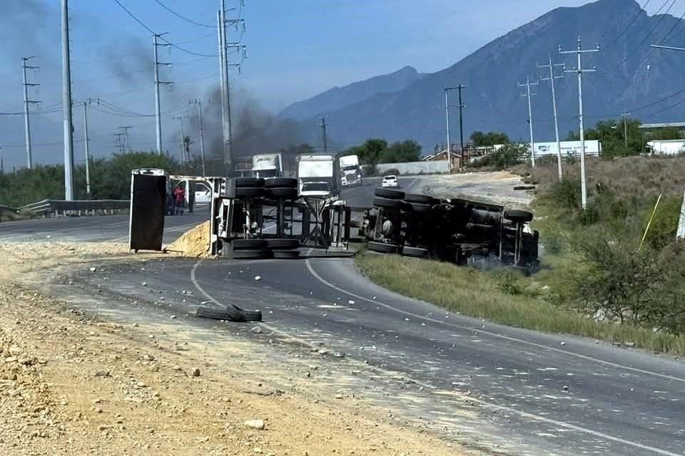 El accidente se registró poco antes de las 10:00 horas.