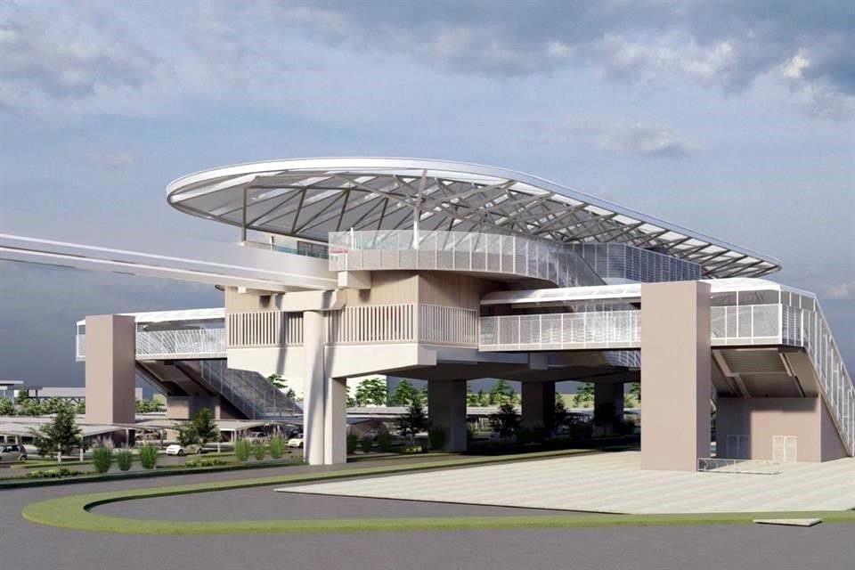 El Gobierno estatal inició ayer los trabajos en el Aeropuerto Internacional de Monterrey para la nueva estación de la L6.