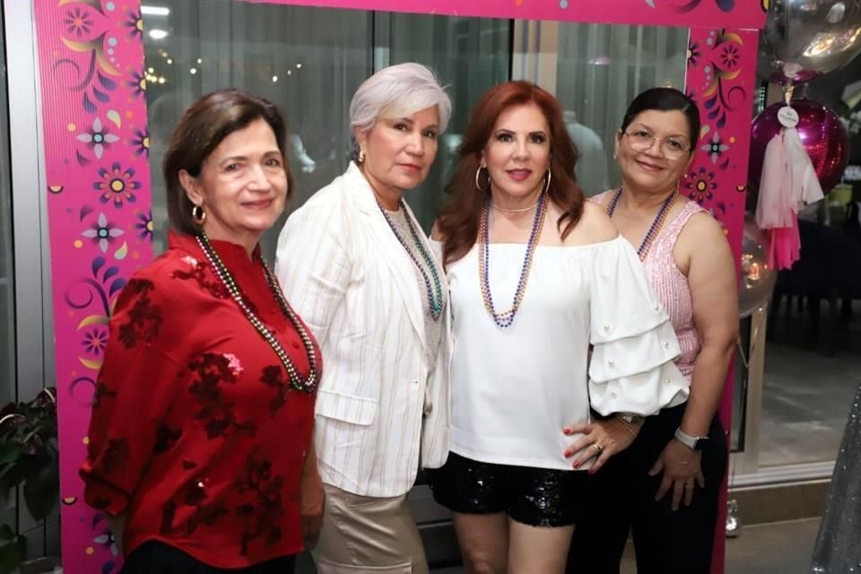 Magda González, Magda Benavides, María Teresa Argueta y Ana María Martínez