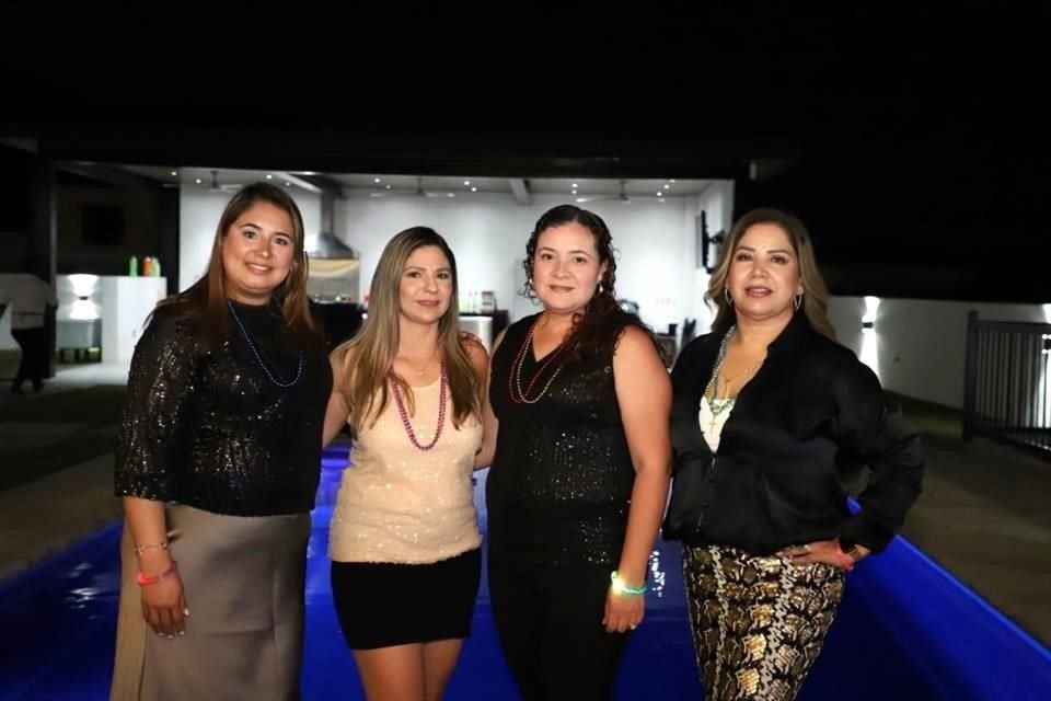 Jéssica Sánchez, Anabelia De la Garza, Ericka Vázquez y Gloria Lara