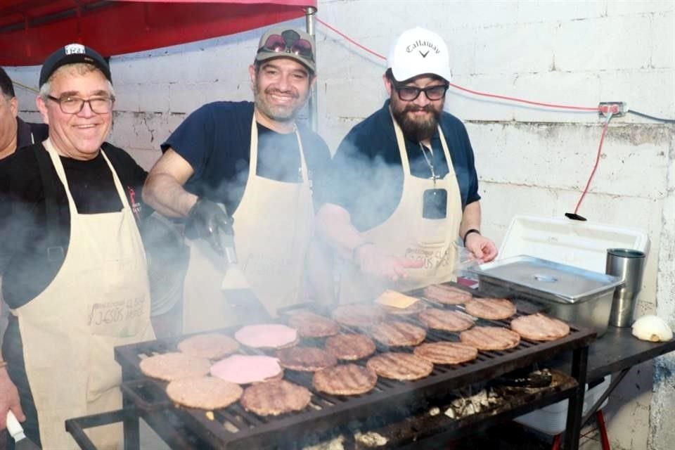 Gerardo Martínez, Jesús Bañuelos y  Javier Casas