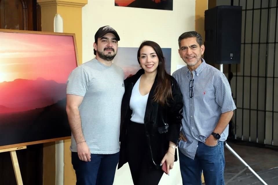 Antonio Cárdenas, Tania Garza y Jorge Pérez
