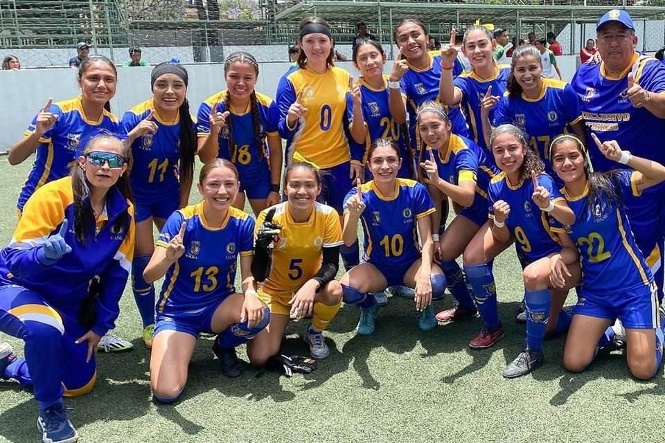 Las representantes de la UANL en futbol rápido se quedaron con el oro en los Campeonatos Nacionales Universitarios ANUIES 2025.