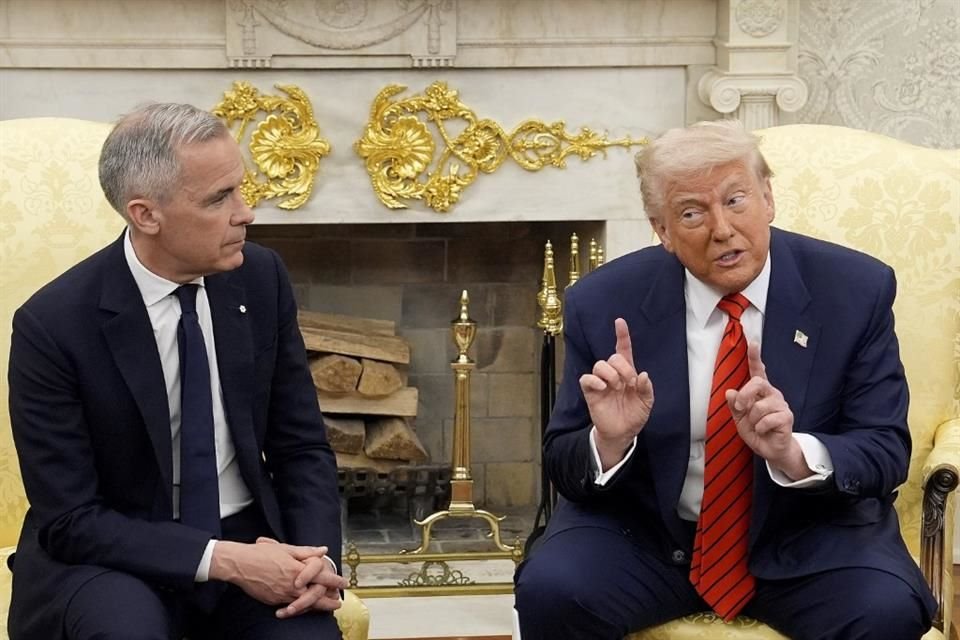 Trump, Başbakan Mark Carney ile Beyaz Saray'da yaptığı görüşmede, ABD'nin Kanada arabalarına, çeliğe veya alüminyuma ihtiyacı olmadığını söyledi.