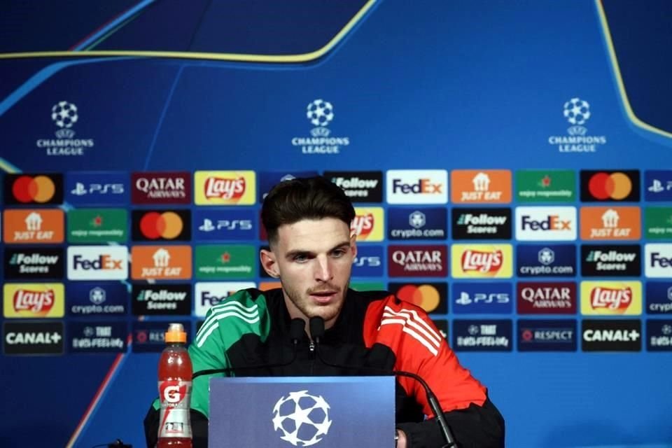 Declan Rice espera que sus cañones suenen en el Parque de los Príncipes.