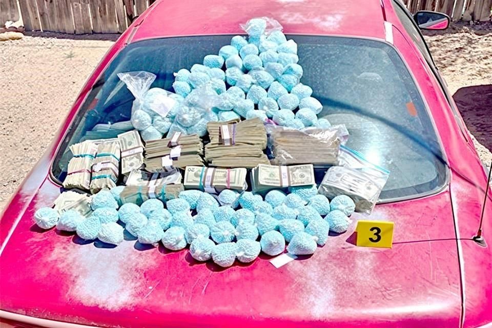 La desarticulación de una red ligada al Cártel de Sinaloa derivó en el aseguramiento de la droga.