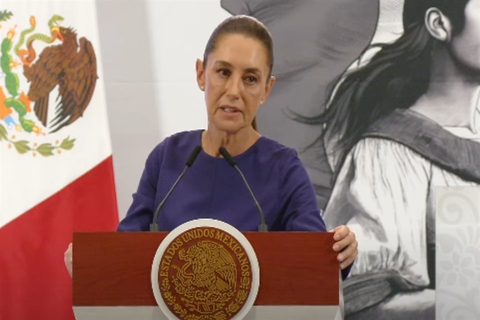 Cuestionada sobre dichos de Paco Ignacio Taibo II, la Presidenta Sheinbaum dijo que no es la intención del Gobierno nacionalizar TV Azteca.