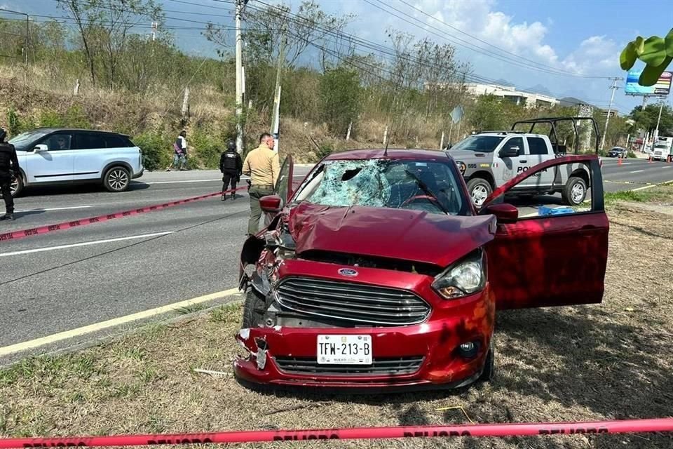 Los hechos fueron reportados alrededor de las 9:25 horas, en el kilómetro 265 de la vía, en El Faisán.