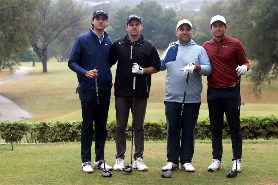 Guillermo Farías, Marcelo Treviño, Álvaro Gómez y Rodrigo Camiro