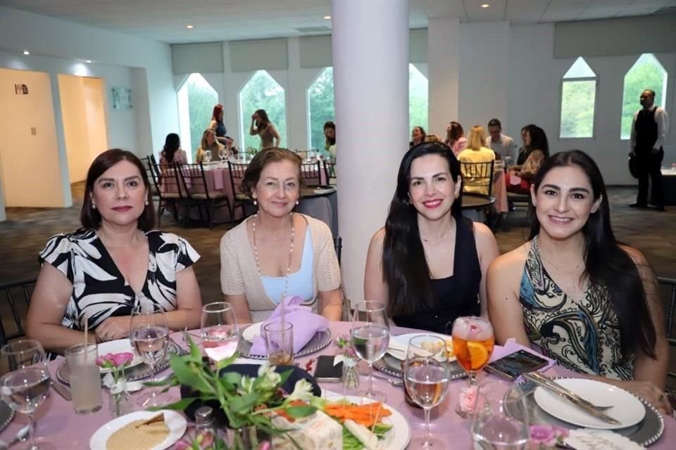 Olivia de Serna, Lupita Vélez de Espinosa, Lupita Espinosa y Alicia Chávez