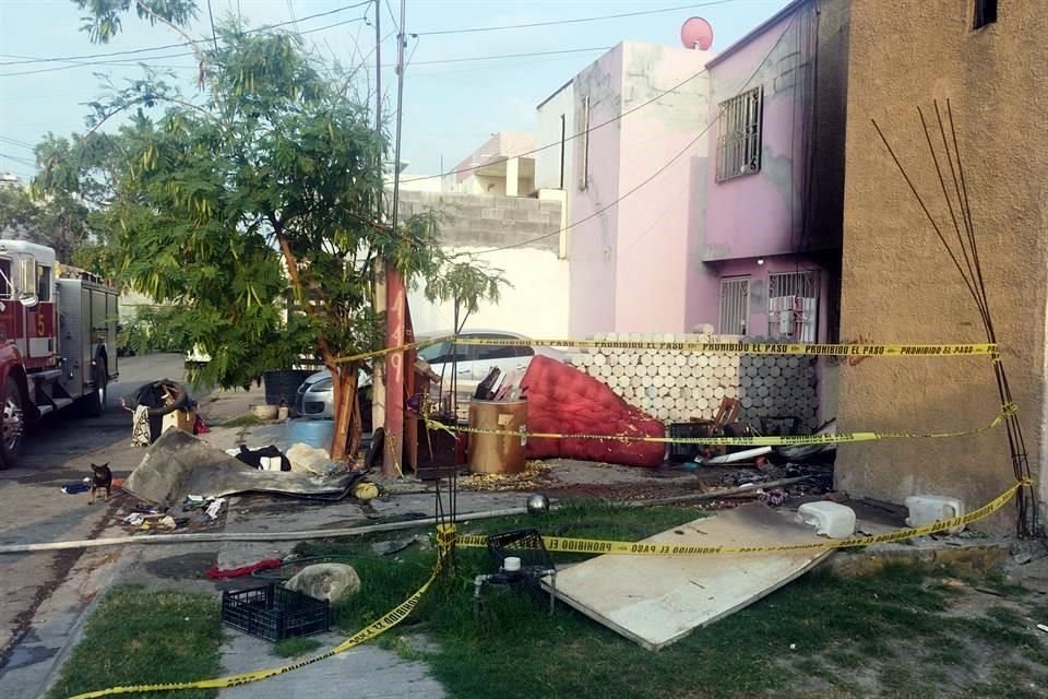 Alrededor de las 17:00 horas fue reportado el siniestro.