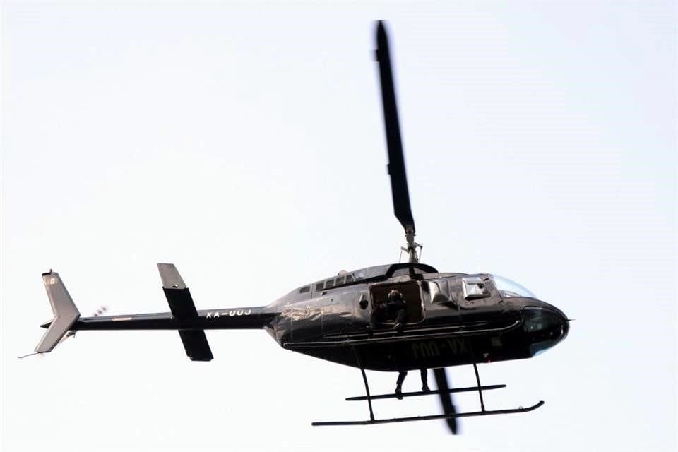 Ayer, más de 100 elementos federales, ministeriales y de Fuerza Civil, peinaron el municipio para localizar a los hombres armados. Hubo vigilancia también por aire.