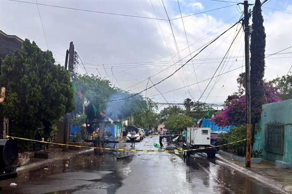 El incidente se registró alrededor de las 9:30 horas en la Colonia Lagos de Chapultepec.