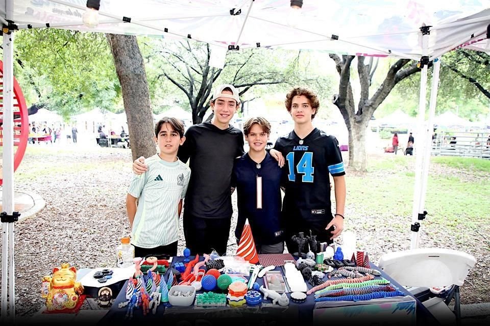 Federico Cueva Rodríguez, Pablo Lozano, Alejandro Sáenz y Adrián Sáenz. FUNDADORES DE 3D PRINTS