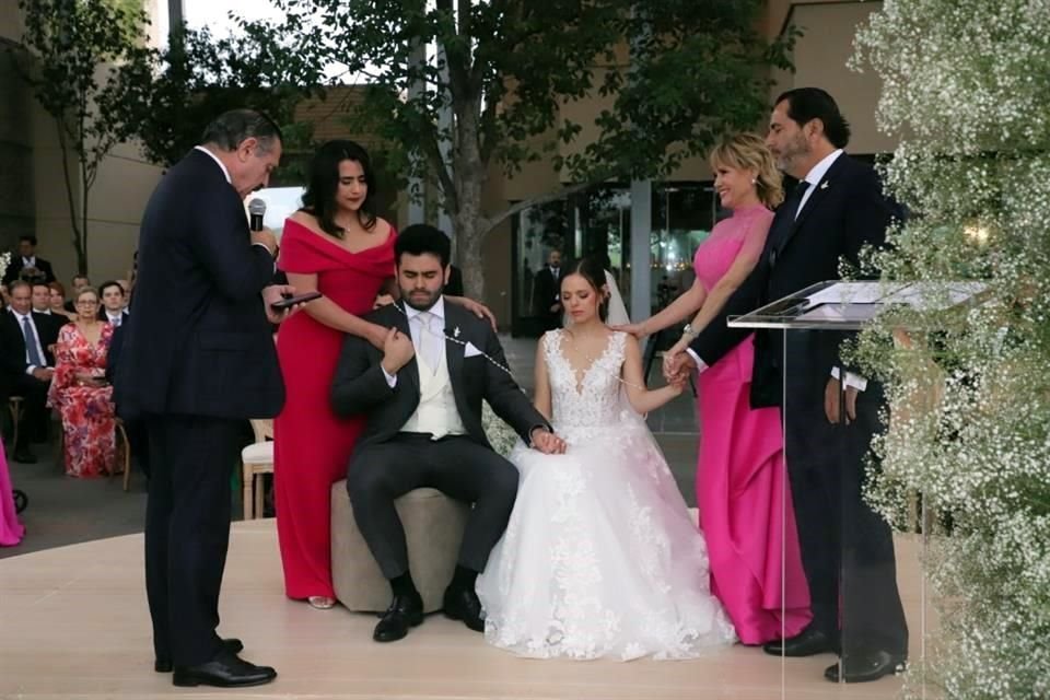 Durante la ceremonia religiosa.