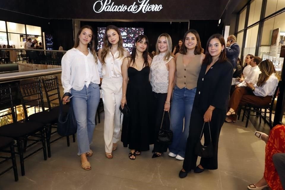 Larissa Garza, Ceciilia García, Renata Garza, Viviana Bárcena, Cordelia Villarreal y Fernanda Mitre