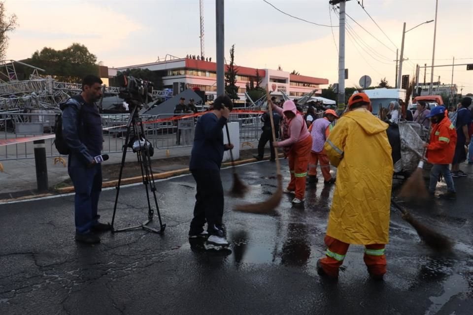 Las siete personas lesionadas se encontraban realizando una prueba de sonido.