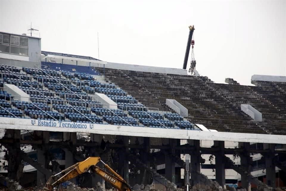 El demolido Estadio Tecnológico fue casa de Rayados desde la década de los 50.
