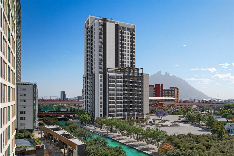 Torre Diego estará ubicada sobre la Av. Félix U. Gómez esquina con Tacuba, dentro del moderno Centro Urbano Vía Luzía.