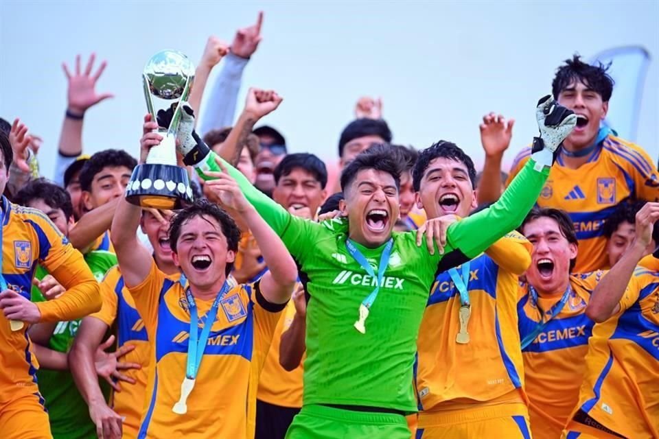 Tigres Sub 19 fue contundente ante el Toluca.