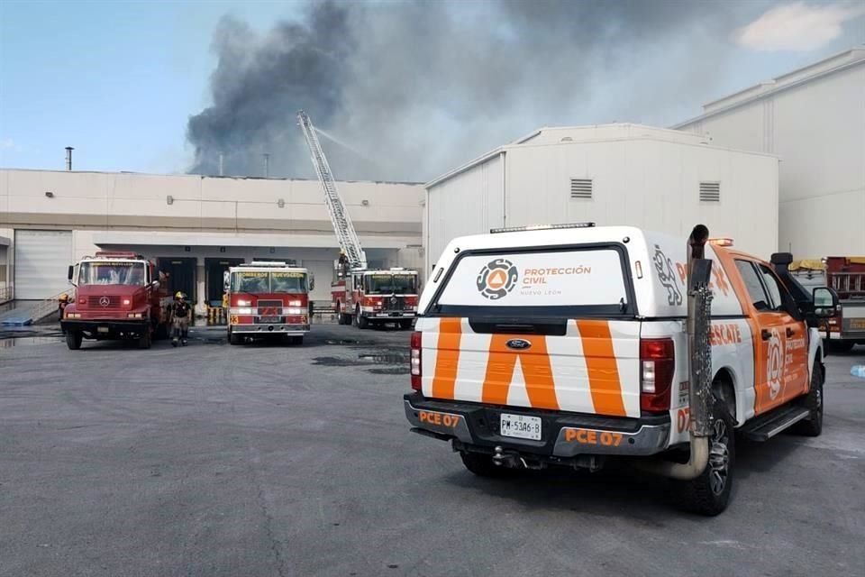 El incendio ocurrió al interior de la fábrica Mission Foods, ubicada en el Parque Industrial Avante.