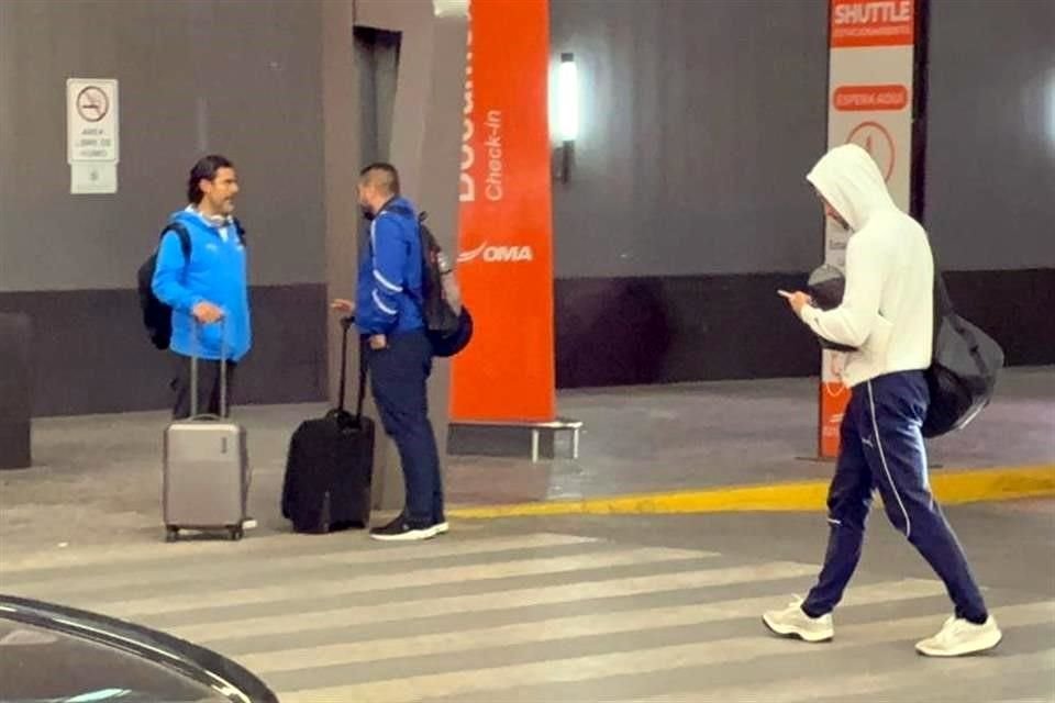 Los Rayados llegaron después de medianoche a Monterrey.