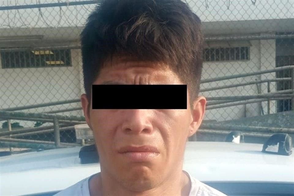 El detenido fue identificado como Gamaliel, de 25 años.