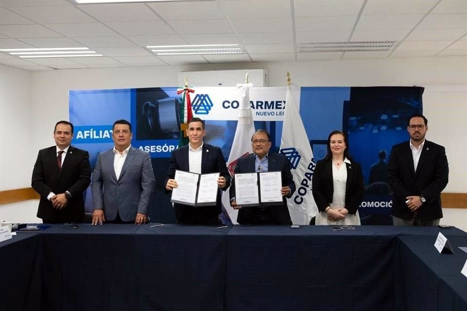El Municipio de Escobedo firma convenio de colaboración con Coparmex en miras de capacitar a empresas locales y vincularlas con otras redes.