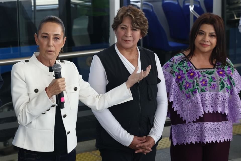 La Presidenta de México, Claudia Sheinbaum Pardo, encabezó la Puesta en marcha de pruebas preoperativas de la Línea 11 del Trolebús elevado.