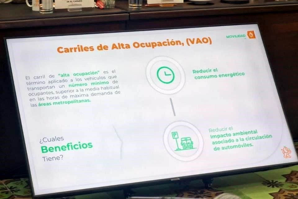 El Estado busca crear carriles de alta ocupación, para vehículos con dos o más pasajeros.
