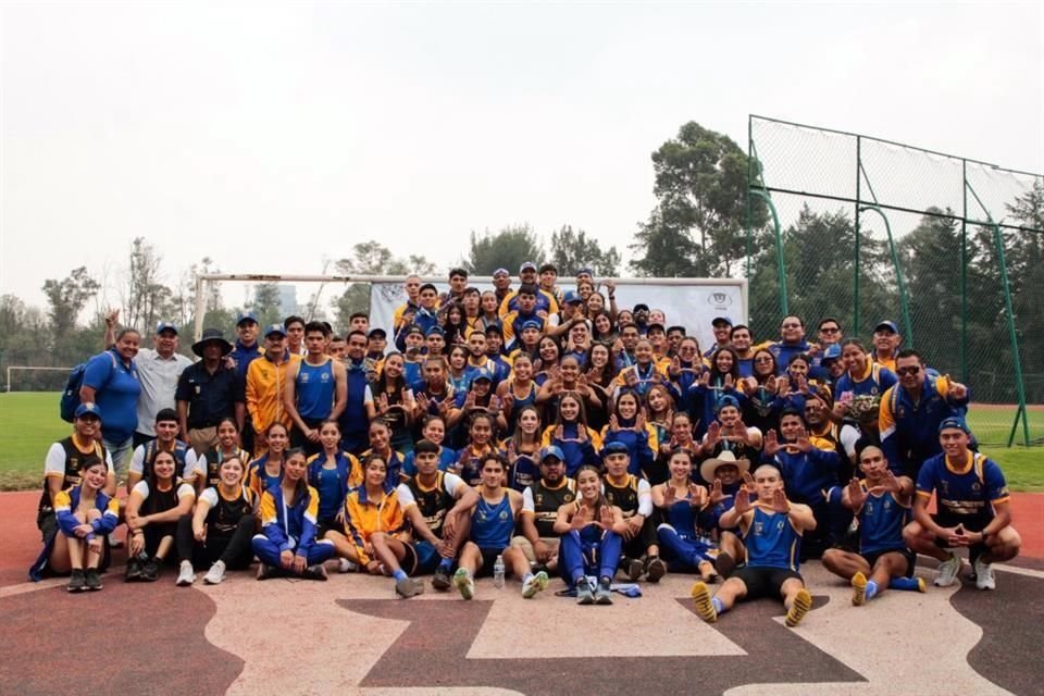 Tigres se proclamó campeón nacional universitario en atletismo.