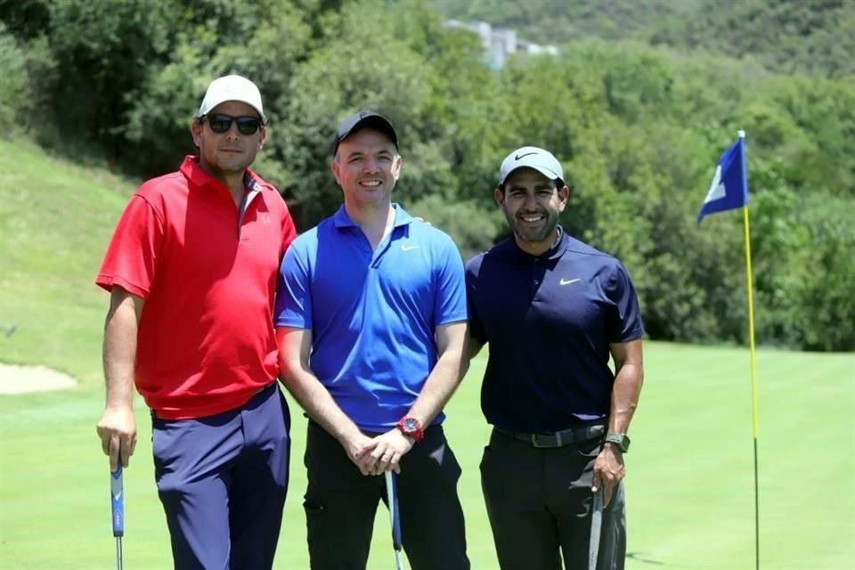 Alejandro Adame, Antonio Chavira y Daniel Aztudillo