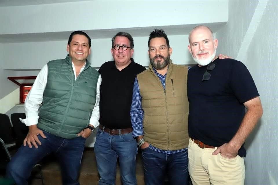 Homero Niño de Rivera, Alfonso González Elizondo, Claudio Zambrano y Mauricio Wise