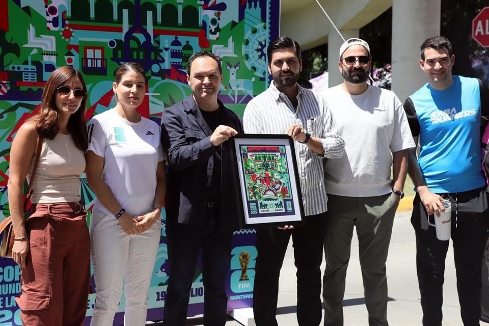 Angela Marroquín, Maru Pérez de Luque, Alejandro Hutt, Juan Pablo Castuera, Mauricio Farah y Daniel Garza