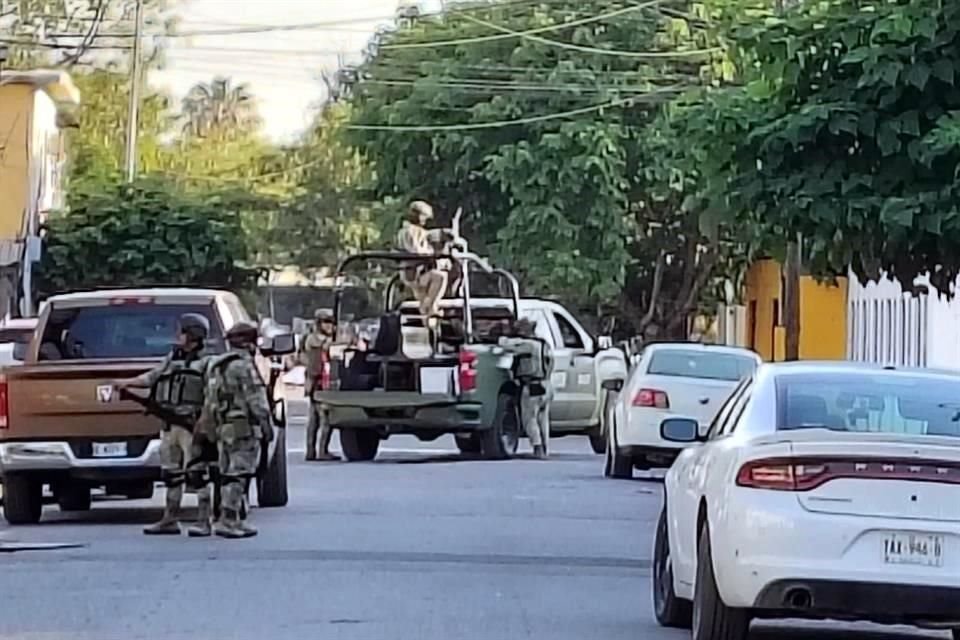 El cateo ocurrió en un inmueble de la calle Cananea, cerca de su cruce con Francisco Beltrán, en la Colonia Argentina.