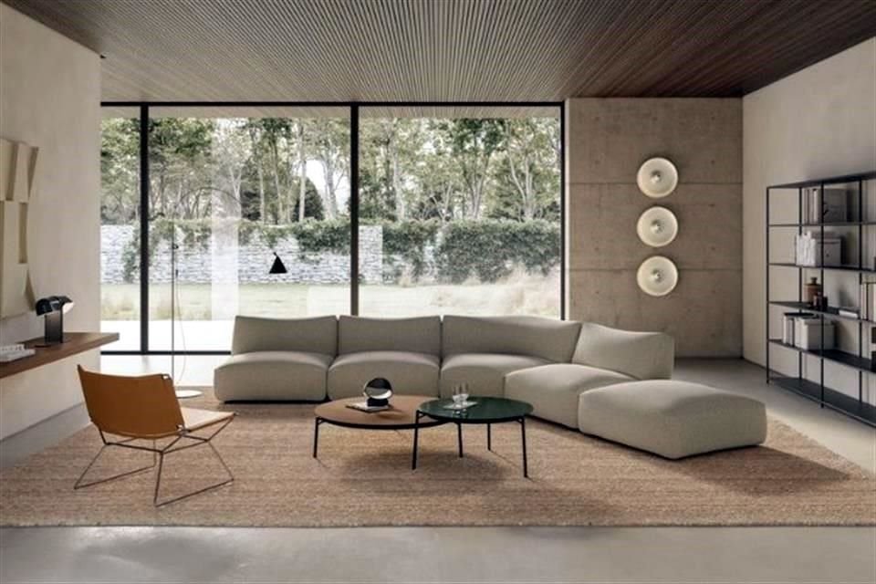 El mueble realza los espacios contemporáneos.