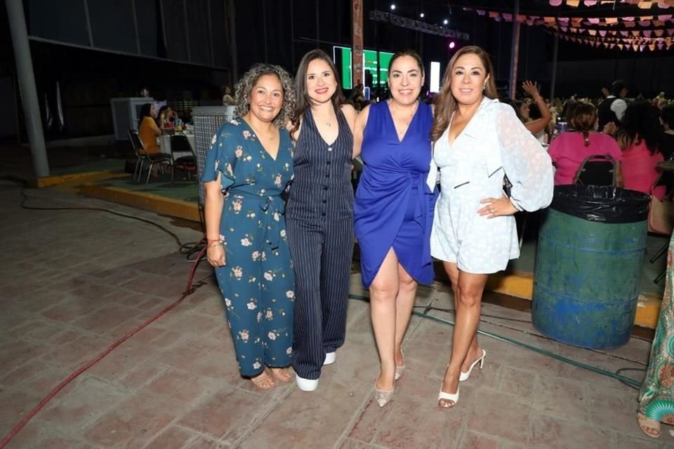 Faby Martínez, Dalia Cárdenas, Lety González y Liby Torres